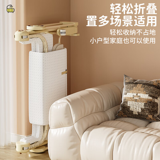 FORSUNNY crib, removable, multi-functional, seamless, foldable, liftable crib with changing table, cradle, rocking bed, one-touch folding crib with mosquito net, free changing table + mosquito net + mattress