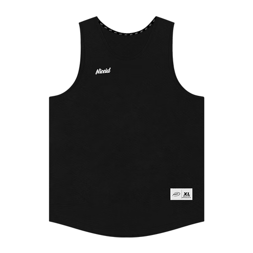 NICEIDNICE季篮球训练服吸汗透气速干背心 黑色 M