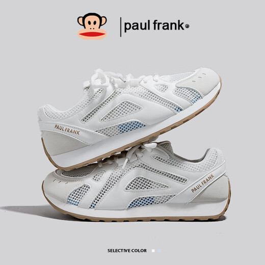 Big Mund Monkey (Paul Frank) Frauenschuhe Sommer Forrest Gump Schuhe Casual Schuhe Frauen atmungsbezogene dünne vielseitige Mesh -Turnschuhe 653W Beige 38