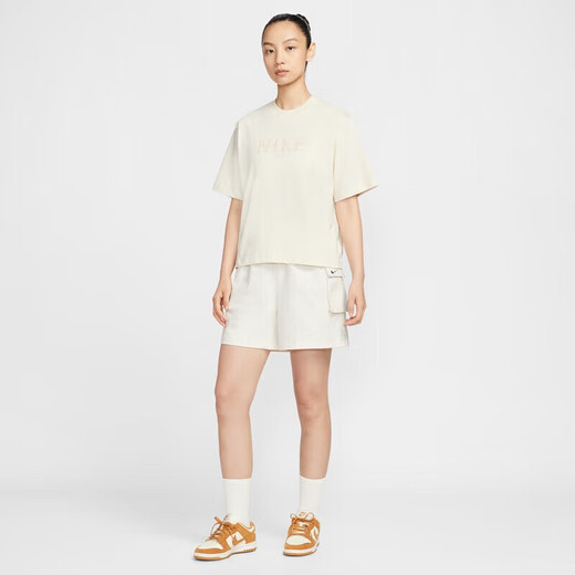 Nike (Nike) Shorts Damenhosen 2025 Sommer neue Style-Hose komfortable atmungsaktive Casualhosen Outdoor Fitness Jogging Sporthosen IH9273-047 S