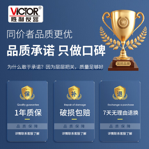 胜利仪器钳形漏电流表毫安级 柔性线圈大口径钳型钩式电缆泄漏电流测试仪 VC690B电流分辨率1mA