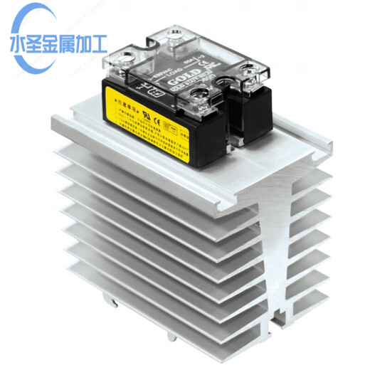 GOLD single-phase 40A solid state relay DC control AC 220V solid state relay SAP4840D+CR75 radiator