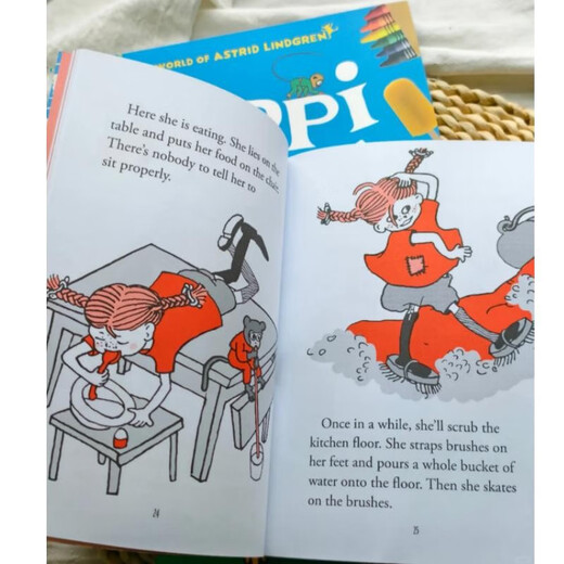 牛津精品桥梁书 长袜子皮皮 Pippi Longstocking 英文桥梁套装 蓝思500-600 赠音频 5-12岁