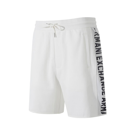 阿玛尼（ARMANI）AX新品男士棉质LOGO贴饰休闲裤短裤五分裤 3DZSLA ZJLGZ 1583 深蓝色 L