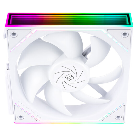 Thermalright(利民) TL-M12QW X3 12cm纯白风压扇 无线材拼接机箱风扇 积木风扇 2000转速PWM  幻彩无限镜框 