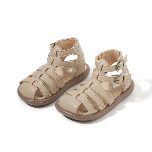Boe [offizielles Flaggschiff] OCC-Mädchenschuhen Baby Kleinkinderschuhe neue Sommersandalen High Top Children's Roll 9221 Beige 22 Fabrikbestellpreis-25 (100 Paar)