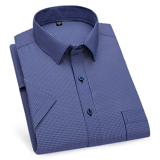 Gy Yageol Camisa de manga corta Summer Nuevo algodón de algodón puro para hombres Camiseta de algodón de algodón de mediana edad de mediana edad Dad DX6622 38