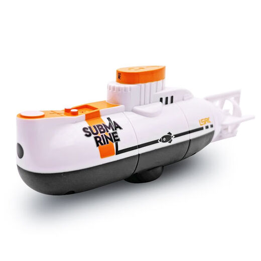 Mini sous-marin Toys garçon sans fil télécommandation de chargement nucléaire sous-marin petit navire jouet modèle militaire enfant Blue Remote Contrôle + batterie