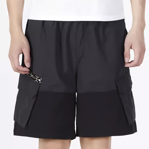 Adidas Herren Sommerarbeitswege Style Lose Sport und ungezwungene gewebte Taschenhorts HC9737 Offizielles Flaggschiff authentisch IA6863 Black Green Workwear m