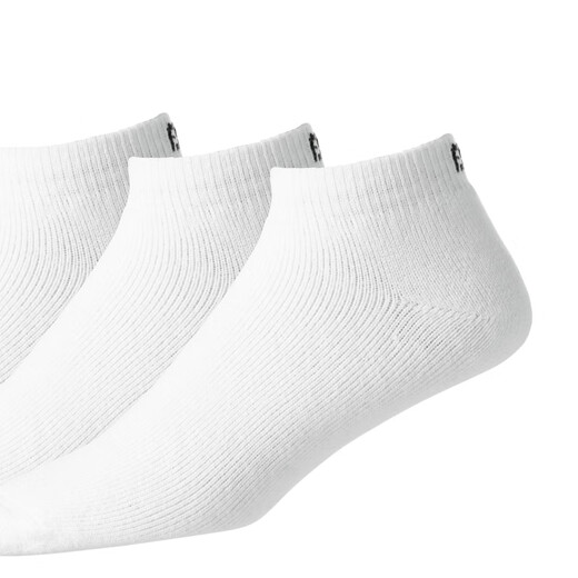 FOOTJOY高尔夫球袜男FJ新品舒适干爽透气运动男袜golf低腰袜3双装 15276_黑色3双装 均码