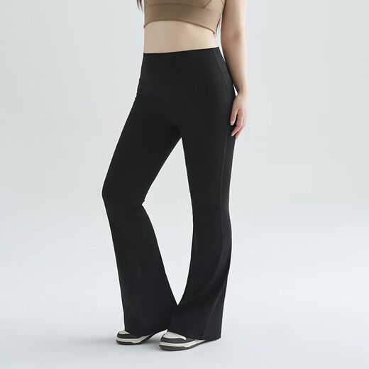 Chicnear large size yoga pants skirt real two piece with butt curtain fat girl fat mm Pilates fitness pants sweatpants black-regular under 165cm 2XL recommended 145-160Jin Jin is equal to 0.5 kg