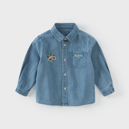 David Bella boys denim shirt spring baby cotton shirt children's style jacket children's clothing