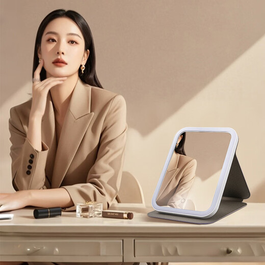 Picot portable beauty and makeup LED lighting mirror with three levels of high-definition soft light