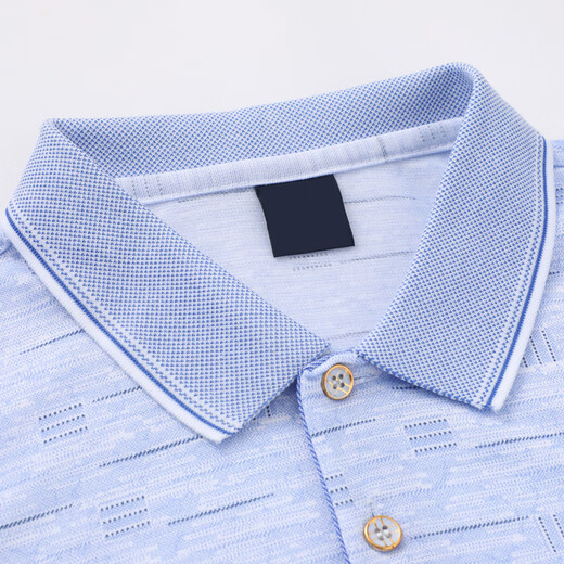 
FANQI men's T-shirt with pockets long-sleeved daddy suit middle-aged men's middle-aged and elderly men's polo shirt 9856 gray one size 48 suggest 80-120 Jin [Jin equals 0.5 kg]