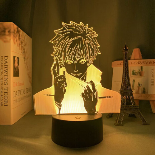 
Cool Le Fei returns to Wujoyu 3D Night Light Anime peripheral desktop ornament dormitory gifts for classmates day 9227 Wujoyu-6 16 color remote control charging model [gift box]