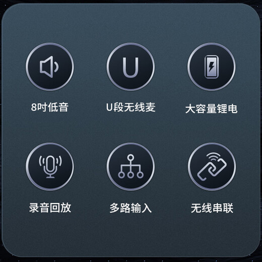 Edifier (EDIFIER) A3-8S 8-inch outdoor mobile multimedia speaker with microphone, KTV speaker, square dance Bluetooth speaker