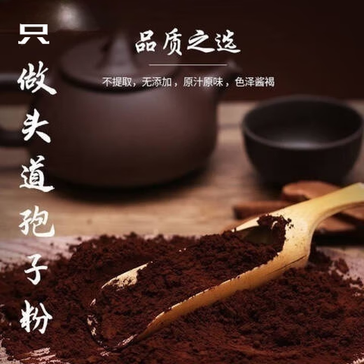 北京同仁堂原料灵芝孢子粉头道破壁灵芝粉孢子粉正宗孢子油500克100克内廷上 灵芝孢子粉【100克】