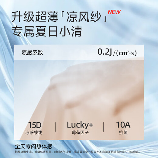 XUN Coton Summer Cool Liquid Foundswear pour les femmes invisibles 10A Antibactériens minces minces de sueur insouvrant la peau de la peau sans couleurs invisibles [VIE] UNE TAILLE (80C / 85ABC / 90ABC)