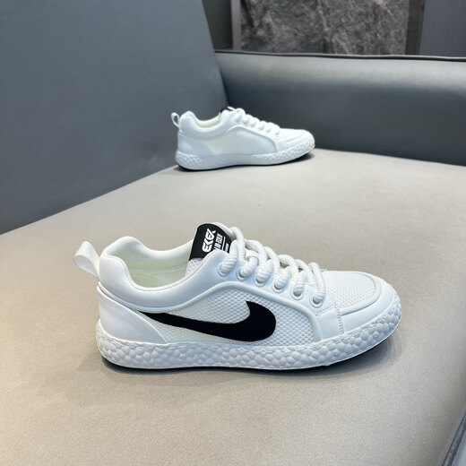 Hong Kong counter purchasing agent 2025 new men's shoes fashionable and versatile casual shoes breathable mesh lightweight men's sports shoes gray red 88-795 leather shoes size E 39