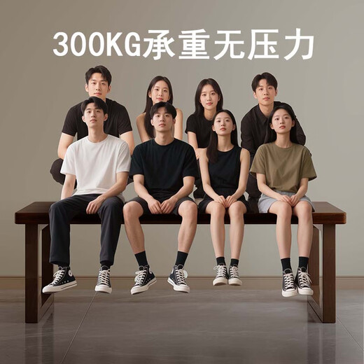 Mansfield all solid wood living room large long desk reading study table home double desk to living room table workbench all 3A grade rubber wood 160*80cm walnut color