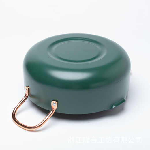 ASD fryer temperature-controlled Japanese-style household tempura fryer mini carbon steel fryer induction cooker universal 1cm silver non-stick coating 20cm