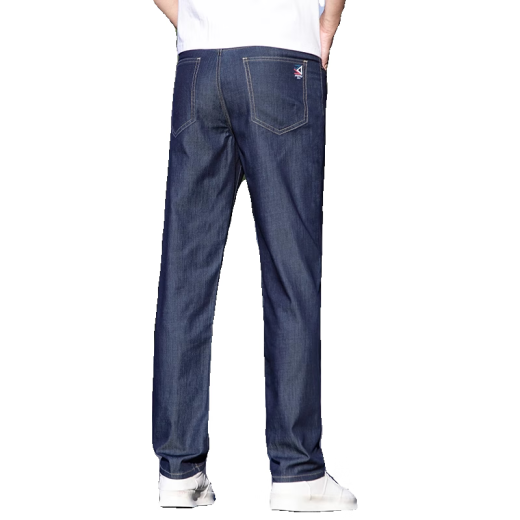 Playboy Ice Silk Herren Jeans 2025 NEU LOOSES LOOSSER STAHL TENNIS LONG HOBS HOMEN SOMMER ULTA DEN 9763# Dunkelblau + 9763# Black Thin 29
