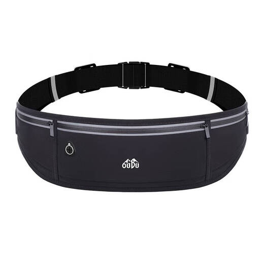 
SMVP ID storage bag Anti-theft and close-fitting invisible waist bag Travel abroad sports running passport bag thin anti-stealing wallet Classic black invisible close-fitting anti-theft equal-code