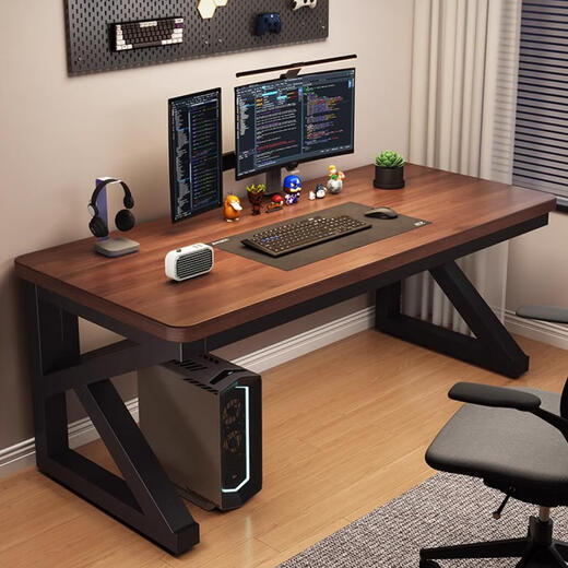 Zhuobo computer desk desktop desk study desk desk workbench gaming desk BZ28 classical walnut 1.2m