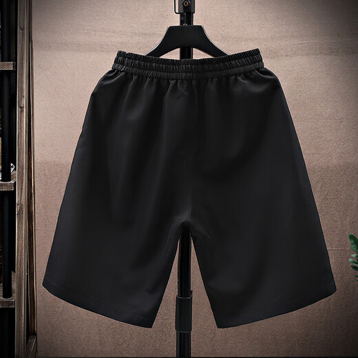 Yi pu; Yishion National Trend Impresión de deportes impresos para hombres en verano use estilo chino estilo chino y versátil de pantalones casuales de cinco puntos 833 beige m