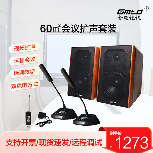 Gmtd remote video conferencing microphone wireless microphone conference room audio equipment set on-site sound reinforcement computer notebook usb professional long-distance radio gooseneck condenser microphone CL02+S502 long microphone pole