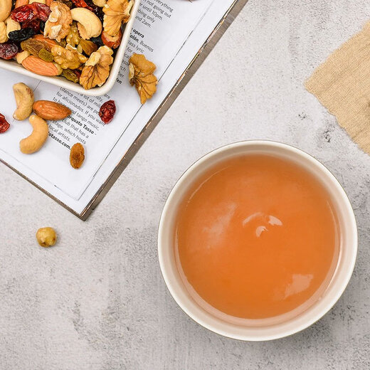 Royal Lotus Powder Soup 738g Nutrición de reemplazo de comida temprana y conveniente comida instantánea especialidad rojo fecha de loto semillas de mediana edad y ancianos alimentos perezosos 738g puro fragante loto polvo 22 paquetes pequeños