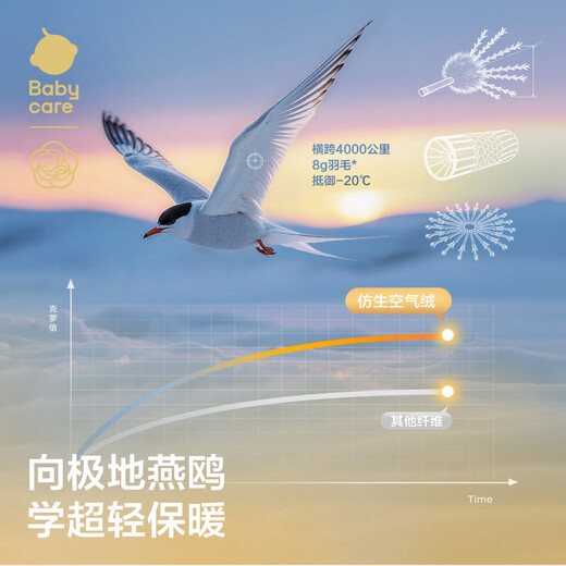 Babycare children's camellia quilted jumpsuit winter thickened outer wear warm crawler cream rabbit 80cm