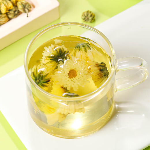 Fetal chrysanthemum tea, no sulfur smoked, no additives, can be used with chrysanthemum, wolfberry, cassia seed tea, soaked in water and drink herbal tea, fetal chrysanthemum 2 cans 60g