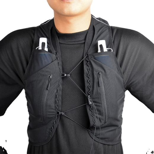 Stillmo outdoor sports running vest marathon hydration backpack running and cycling large capacity hydration backpack black S (suitable for chest circumference 78-86cm) x less than 20 liters