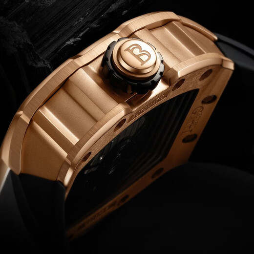 
Bugatti (BONEST GATTI) watch boyfriend Valentine's Day birthday gift German fully automatic hollow mechanical watch luminous wine barrel type men's watch BG9905-A1 rejuvenation [same model in the mall]