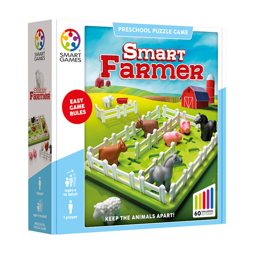 Smart Games智慧农场主 儿童益智早教玩具图形规划男孩女孩生日礼物 4岁+