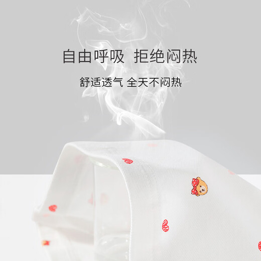 Yishuang children's baby dress spring and summer infant pure cotton princess dress girls polo outing Korean style small skirt summer dress foundation bear Xinjiang cotton 7A grade antibacterial 110