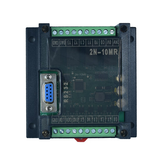 Plc industrial control board domestic controller fx2n-10/14/20/24/32/mr/mt serial port programmable simple single board FX2N-10MT none
