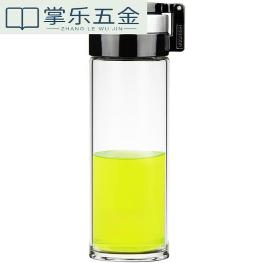 山头林村玻璃杯单层便携水杯男过滤手提环大容量6076西诺杯子695 xn-6076 695ml 0只