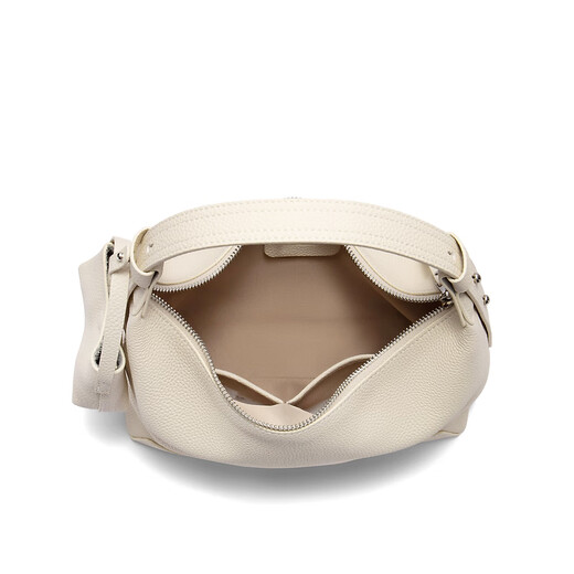 
Belle bag women 25 texture commuter one-shoulder crossbody handheld hobo armpit bag 9275BBX5 white