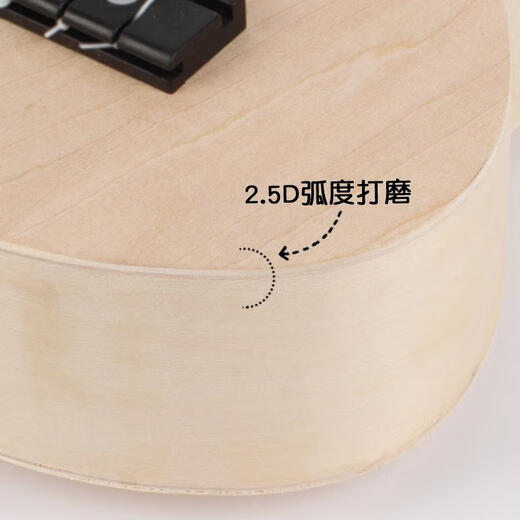 三栖虎组装尤克里里di小吉他手工制作自制材料包彩绘手绘画涂鸦 21英寸爱心+颜料 21英寸