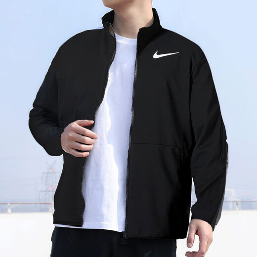 耐克（NIKE）男装2件套 2025夏季运动服户外时尚休闲梭织夹克外套 梭织长裤子 DM6620-011+DM6627-010 S