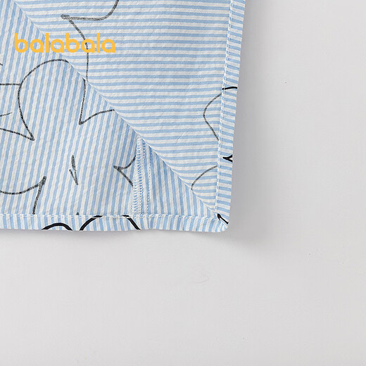 Balabala shopping mall same style girls skirt children dress summer sleeveless vest dress blue tone 00388 130