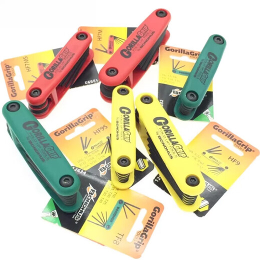 Yedi Bondhus12591 Ajuste de la llave hexágono de arco 12589 Llama plegable importada 12550 12531