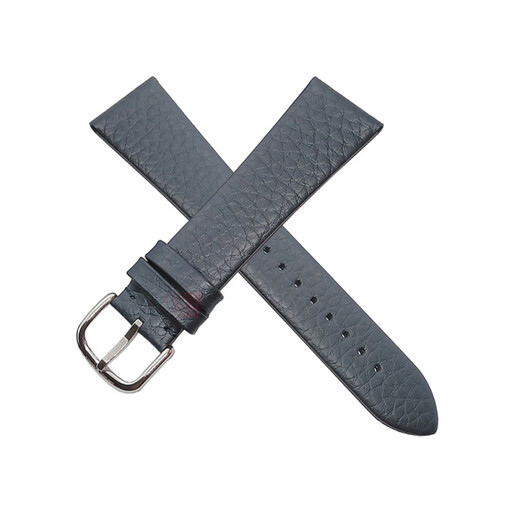 
Original Armani genuine leather strap AR11105 11143 1862 11142 11153 11154 1974 men's dark blue silver buckle [litchi pattern] 22mm