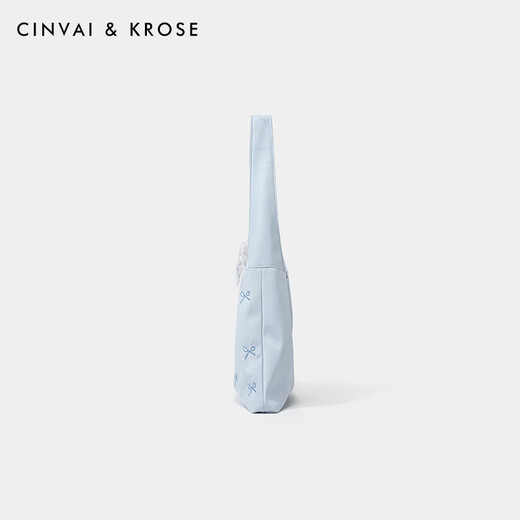 Cinvaikrose Site Web Sac à bandoulière Bag féminin 2025 Nouveau sac fourre-tout à grande capacité Commu au sac de commerce Canvas Bag Gift CK Sac pour femmes - Bleu [Envoyer sa petite amie et femme à cœur]