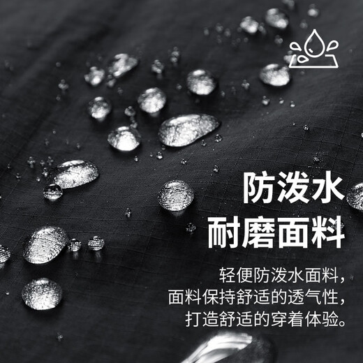 JEEP SPIRIT Jacket Pants Men's Autumn Fashion Loose Waterproof Overalls Men's Outdoor Sports Casual Pants Men Black 2XL