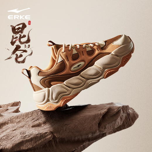 Hongxing Erke's same style casual shoes, versatile men's shoes, autumn new comfortable dad shoes, soft elastic sports shoes | Kunlun 3