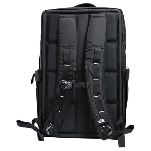 北面（The North Face）日常通勤拉链开合涤纶（聚酯纤维）双肩包常规男女同款情侣款黑色 黑色