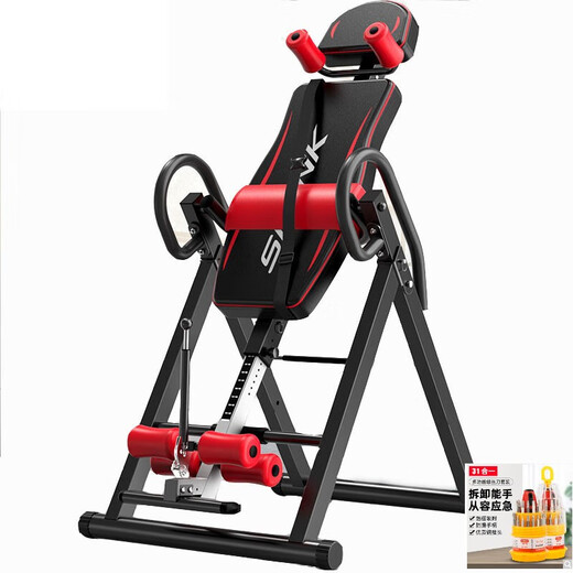 亿迈家用健身器材倒挂器倒吊机跨境供货Handstand machine倒立升级款 黑白升级款